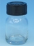 Flaschen 200ml Weithals Klarglas Weithals-Flasche 200 ml, DIN-Gewinde GL 55, komplett mit...