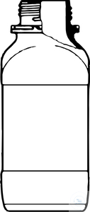 Vierkantflasche Weithals 100ml Vierkantflaschen, Weithals, 100 ml, GL 32, Klarglas, DIN-Gewinde,...