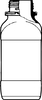 Vierkantflasche Weithals 100ml Vierkantflaschen, Weithals, 100 ml, GL 32, Klarglas, DIN-Gewinde,...