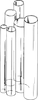 Tubes, made from DURAN tubing, assortment of 32 sizes between 5 and 32 mm, total weight 15 kg net