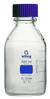 witeg Laborflaschen 500 ml GL 45 Boro 3.3 klar blau graduiert blaue Kappe witeg Laborflaschen,...