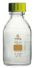 witeg Laborflaschen 500 ml GL 45 Boro 3.3 klar gelb graduiert gelbe Kappe witeg Laborflaschen,...