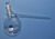 Retorts, 250 ml, borosilicate glass, with tubulature and ground-in stopper
