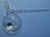 Retorts, 500 ml, borosilicate glass, with tubulature and ground-in stopper