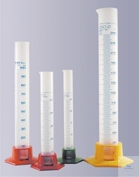 Messzylinder 25ml PP DIFFICO blau Messzylinder, 25 : 0,5 ml, PP, Klasse B, graduiert,...
