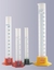 Graduated cylinder 10 ml PP blue Graduated cylinder 10:0,2 ml, PP, class B, with plastic base,...