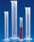 Messzylinder PP 50ml hohe Form blau graduiert Messzylinder, PP, 50 ml : 1 ml, hohe Form, Außen-Ø...