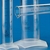 Measuring cylinder PMP 10ml tall form blue grad. Measuring cylinder, PMP, 10 ml, tall form, o.Ø...