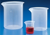 Messbecher Griffin PP 50ml niedrige Form Messbecher Griffin, PP, 50 ml, graduiert, niedrige Form,...