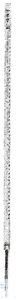 Buretten, (PMMA) DIN B, 25 ml:0.1, 
tolerantie 0.04 , met PTFE-olijf, 
siliconenslang en glazen...