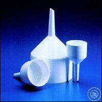 Büchner funnel, PP, 390 ml, filter Ø 90 mm, hole Ø 2,5 mm, stem length 68 mm, suitable for food