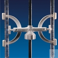 Burette clamps PP single Burette clamps, PP, single, for attachment to rods with Ø 8-14 mm