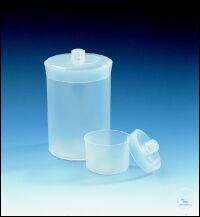 Wägedosen 23ml PP Wägedosen mit Knopfdeckel, PP, 23 ml, transparent, Ø 30 mm, Höhe 48 mm, für...