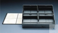 STORAGE BOX WITH 4 INSERTS,PS, 192 X 169 MM, HEIGHT: 39 MM