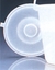 Lid for 5 l bucket Lid, LDPE, tightly closing, transparent, for buckets no. 7 162 001