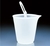Bucket 12 l PP with spout Bucket, 12 litres, PP, with spout, transparent, graduated