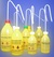 Washing bottles 500ml PE-LD Ethyl acetate Washing bottles, 500 ml, PE-LD, with safety spray...