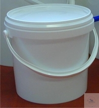 BUCKET 0,5Ltr PP MET DOP VERPAKKINGSEMMER, PP, COMPL.W.DEKSEL, 0,5 LITER,