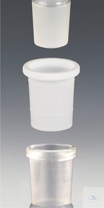 ST-sleeve for joints ST34/35 PTFE ST-sleeves for joints, PTFE, with grip collar, 0,4 mm...