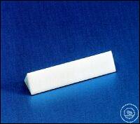 Magnetic stirring bars, triangulare, 12 mm, length 50 mm, PTFE