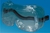 Laboratory safety goggles, made of transparent plastic