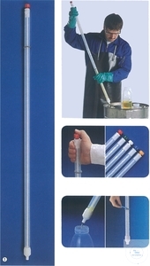 Liquid-Sampler, capacity 250 ml, length: 1000mm, Ø: 32mm, transparent, PP