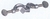 Double socket made of aluminium angle 90° Bosshead, aluminium, angle 90°, for rods up to Ø 16,5 mm