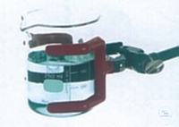 Kühlerklemme aus Temperguss, vernickelt, Länge 150 mm, Spannweite 50-100 mm, Finger mit PVC-Überzug