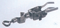 Bürettenklemme, aus Edelstahl, für 1 Bürette, Spannweite Ø 0-20 mm, Finger mit Silikon-Überzug