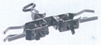 Bürettenklemme Edelstahl für 2 Büretten Bürettenklemme, aus Edelstahl, für 2 Büretten, Spannweite...
