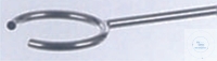 Stativring ohne Muffe, Ø - 50 mm, Länge 160 mm,  offene Form, aus Edelstahl