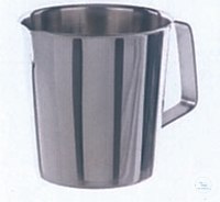 Messbecher 2000ml, kon.Form,Edelstahl Messbecher 2000 ml, Ø-175 mm, Höhe 145 mm, konische Form,...