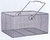 Drahtkorb 400x300x200mm mit Henkel Drahtkorb, 400 x 300 x 200 mm, mit Henkel, aus Stahl, E-poliert