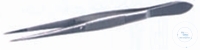Pinzette spitz L:115mm mit Führungsstift Pinzette, spitz, L: 115mm, mit Führungsstift, Edelstahl