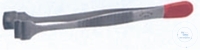 Pinzette für Filterpapier, Spitze: 12 mm breit, Länge: 125 mm, Edelstahl