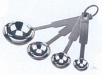 Messlöffel-Satz 1/2,5/5/15ml Messlöffel-Satz, Messlöffel 1 / 2,5 / 5 / 15 ml aus Edelstahl, Set...