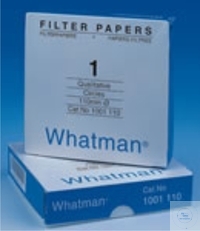 FILTER PAPER CIRCLES, (1) SOFT, RAPID, FILTER D. 125 MM, CASE = 100 PCS