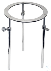 Dreifuss Ø 120mm Edelstahl Dreifuss, Ø 120 mm, Höhe verstellbar, aus Edelstahl