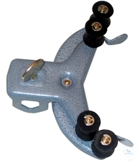Burette clamp, with roller holder, suitable for 1 burette