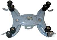 Burette clamp, with roller holder, suitable for 2 burettes