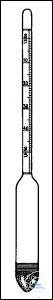 Dichte Aräometer, DIN 12791, M50-115, 1,150 – 1,200: 0,001, G/CM3, ohne Thermometer, eichfähig,...