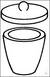 Crucible 15 ml medium form complete Quartz-Silica Crucible, medium form, complete with cover, 15...