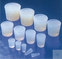 SILICONENSTOP, TRANSPARANT, FLEXIBEL, O.D. 16,5 MM, BODEM DIAM. 12,5 MM, LENGTE 20 MM, VE = 10 ST.