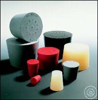 Stopfen O-Ø:27mm U-Ø:22mm L:25mm Gummistopfen, massiv, oberer Ø 27 mm, Boden Ø: 22 mm, Länge 25 mm