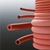 Gummi-Vakuumschlauch 4 x 4mm Gummi-Vakuumschlauch, Para HR 1374 Rot, Innen Ø 4 mm, Wandstärke 4 mm
