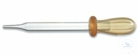 Tropfpipetten mit Hütchen Tropfpipetten (Augentropfer), aus Glas, mit Gummihütchen, 80 x 7/8 mm...