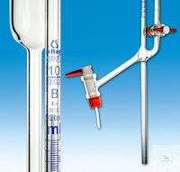 Microburettes volgens Bang DIN-B 2 ml:0.01 met zijstop PTFE kuiken, met...