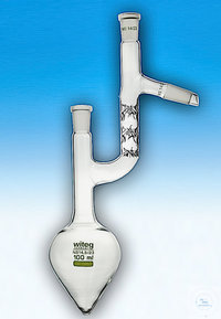 Flasks, pear shaped, Claisen-Vigreux,  250 ml, CN ST 14/23, SN ST 14/23