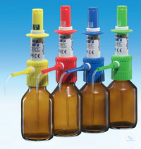 Bottletop-MINISPENSOR 50+100µl yellow accuracy: ±1.5 µl, deviation: ±0.3 µl, - high quality...