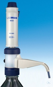 Flaschenaufsatz-Dispenser Labmax eco, Einstellbereich: 25.0 - 250.0 ml, Unterteilung: 5.0 ml,...